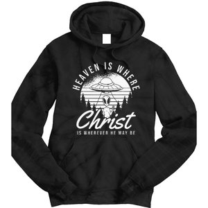 Christianity Spaceship Catholic Bible Christian Alien Jesus Tie Dye Hoodie