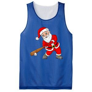 Christmas Santa Claus With Baseball Bat Teens Xmas Gift Mesh Reversible Basketball Jersey Tank