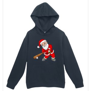 Christmas Santa Claus With Baseball Bat Teens Xmas Gift Urban Pullover Hoodie