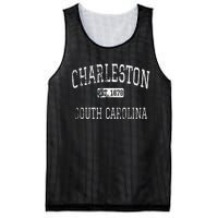 Charleston South Carolina SC Vintage Mesh Reversible Basketball Jersey Tank