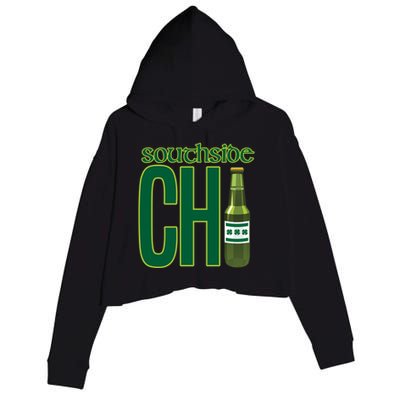 Chirish Southside Chicago St Patrick's Day Irish Beer Gift Crop Fleece Hoodie