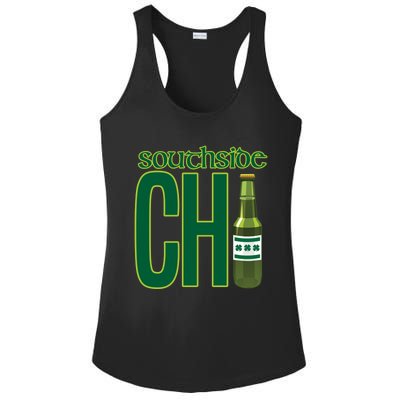 Chirish Southside Chicago St Patrick's Day Irish Beer Gift Ladies PosiCharge Competitor Racerback Tank