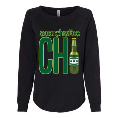 Chirish Southside Chicago St Patrick's Day Irish Beer Gift Womens California Wash Sweatshirt