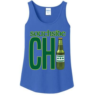 Chirish Southside Chicago St Patrick's Day Irish Beer Gift Ladies Essential Tank