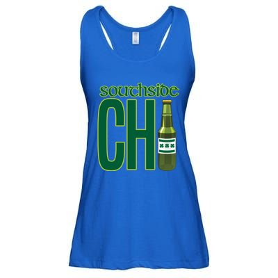 Chirish Southside Chicago St Patrick's Day Irish Beer Gift Ladies Essential Flowy Tank