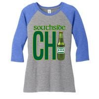 Chirish Southside Chicago St Patrick's Day Irish Beer Gift Women's Tri-Blend 3/4-Sleeve Raglan Shirt