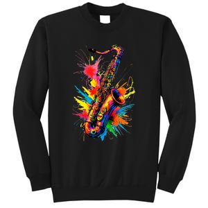 Colorful Saxophone Sweatshirt