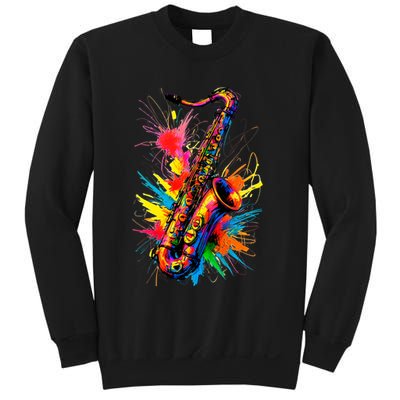 Colorful Saxophone Sweatshirt