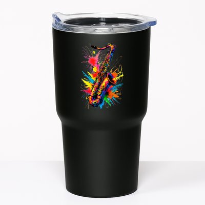 Colorful Saxophone Tumbler