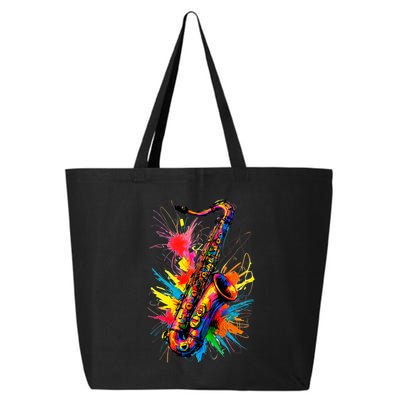 Colorful Saxophone 25L Jumbo Tote