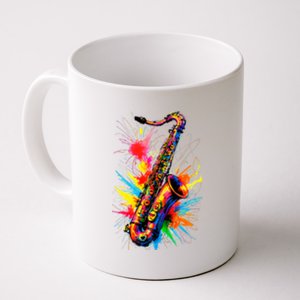 Colorful Saxophone Coffee Mug