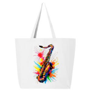 Colorful Saxophone 25L Jumbo Tote