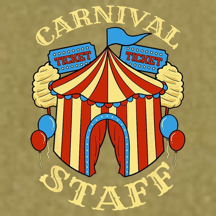 Carnival Staff Circus Event Security Ringmaster Lover Gift Garment-Dyed Women's Muscle Tee