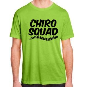 Chiro Squad Chiropractic Funny Chiropractor Novelty Humor Cool Gift Adult ChromaSoft Performance T-Shirt