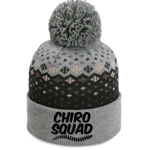 Chiro Squad Chiropractic Funny Chiropractor Novelty Humor Cool Gift The Baniff Cuffed Pom Beanie