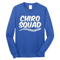 Chiro Squad Chiropractic Funny Chiropractor Novelty Humor Cool Gift Long Sleeve Shirt