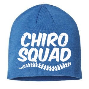 Chiro Squad Chiropractic Funny Chiropractor Novelty Humor Cool Gift Sustainable Beanie