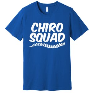 Chiro Squad Chiropractic Funny Chiropractor Novelty Humor Cool Gift Premium T-Shirt