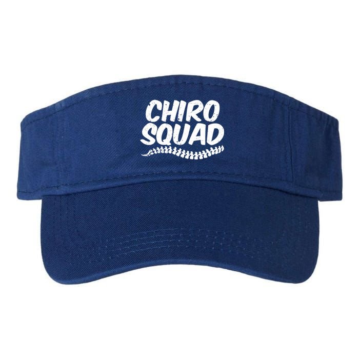 Chiro Squad Chiropractic Funny Chiropractor Novelty Humor Cool Gift Valucap Bio-Washed Visor