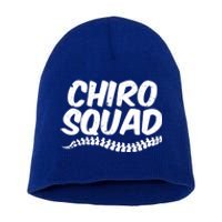 Chiro Squad Chiropractic Funny Chiropractor Novelty Humor Cool Gift Short Acrylic Beanie