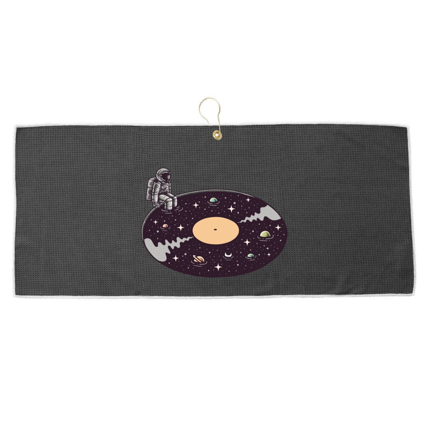 Cosmic Sound Large Microfiber Waffle Golf Towel