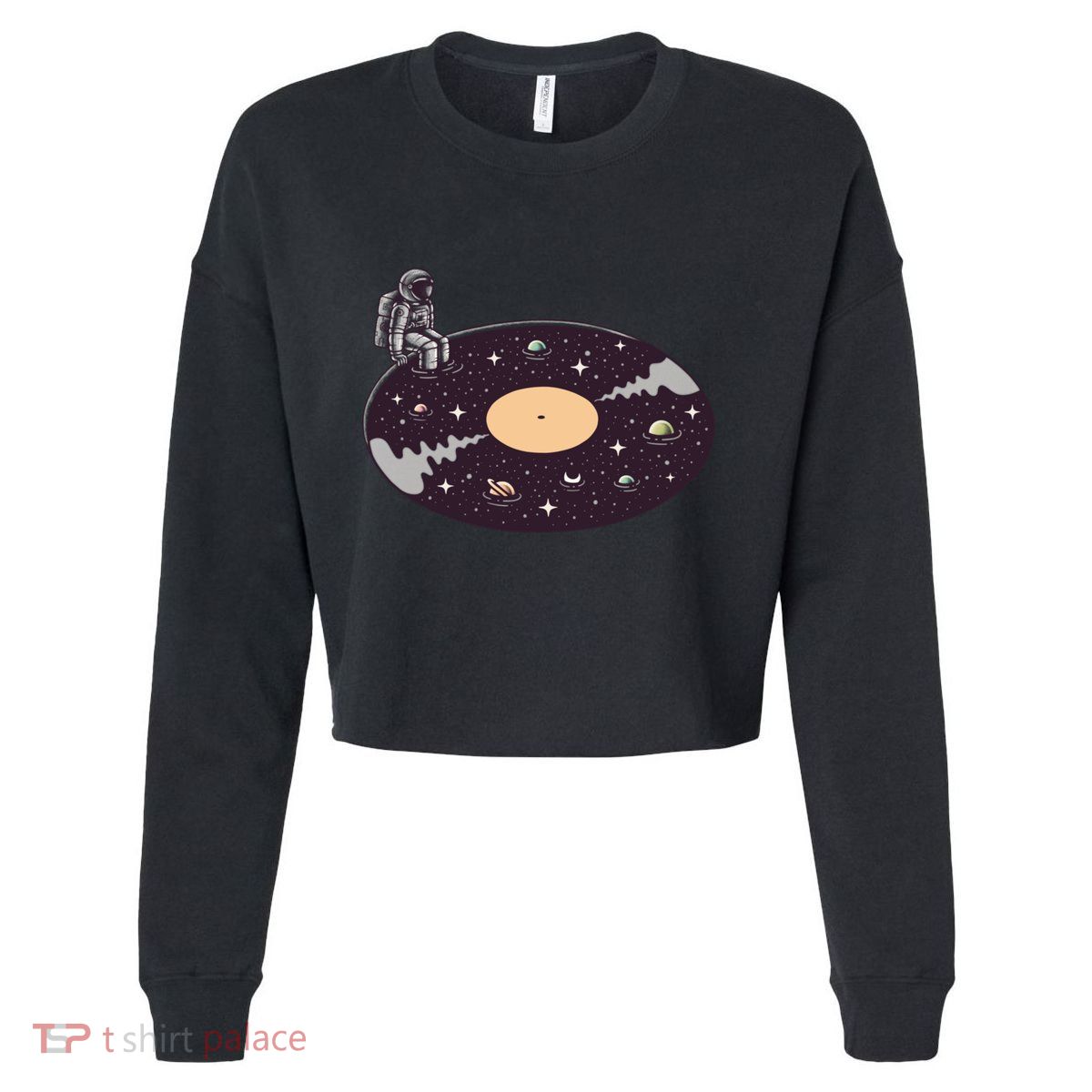 Cosmic Sound Cropped Pullover Crew