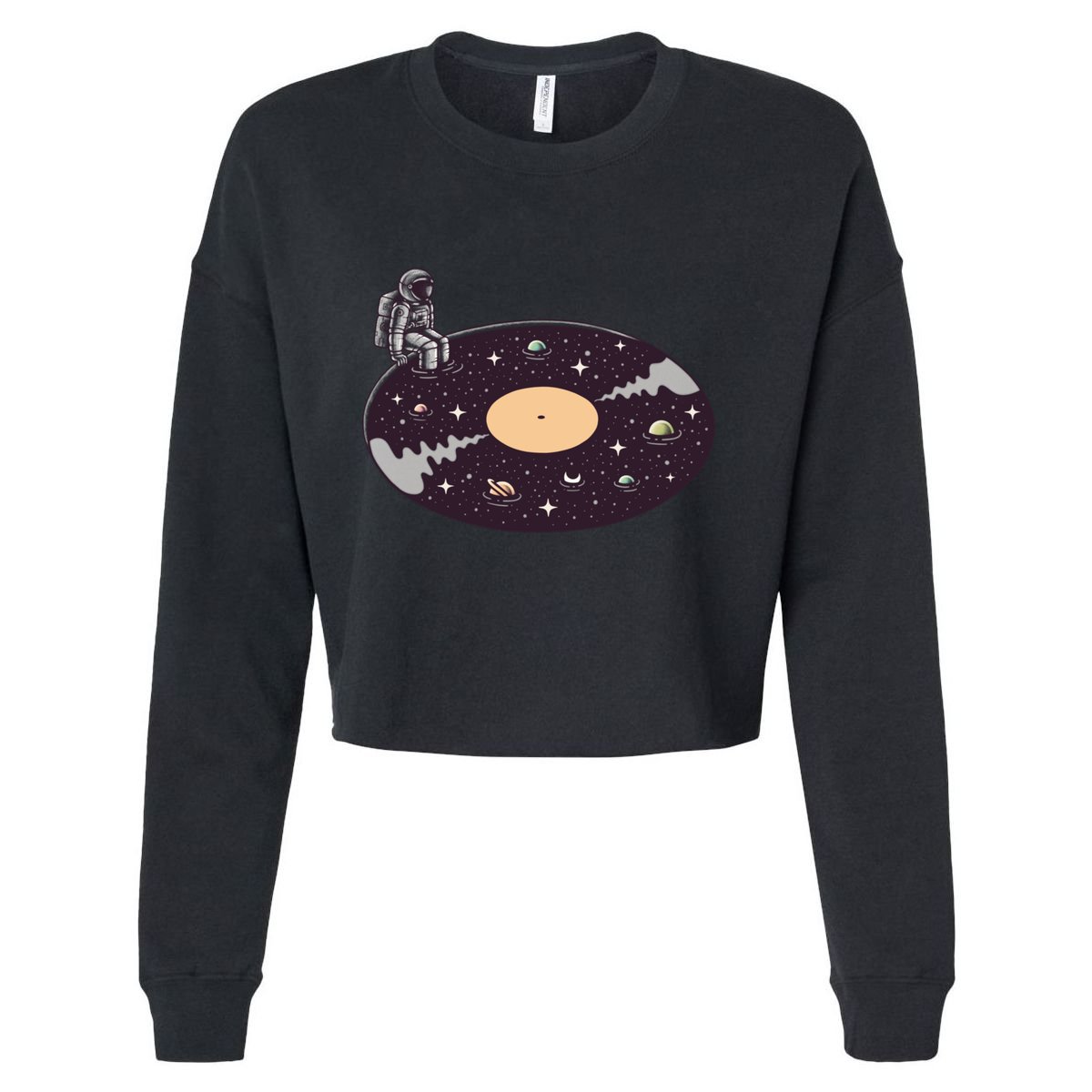 Cosmic Sound Cropped Pullover Crew