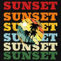 Cool Summer Casual Graphic Tee Retro Summer Ladies PosiCharge Tri-Blend Wicking Tank