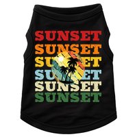 Cool Summer Casual Graphic Tee Retro Summer Doggie Tank