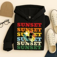 Cool Summer Casual Graphic Tee Retro Summer Hoodie