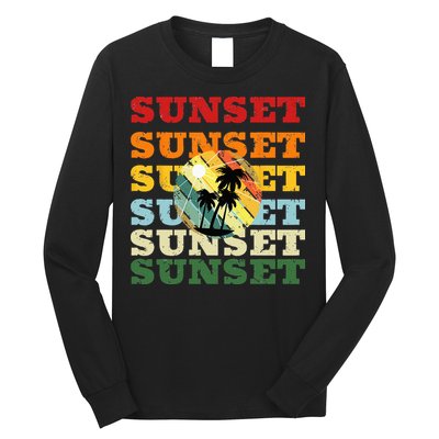 Cool Summer Casual Graphic Tee Retro Summer Long Sleeve Shirt