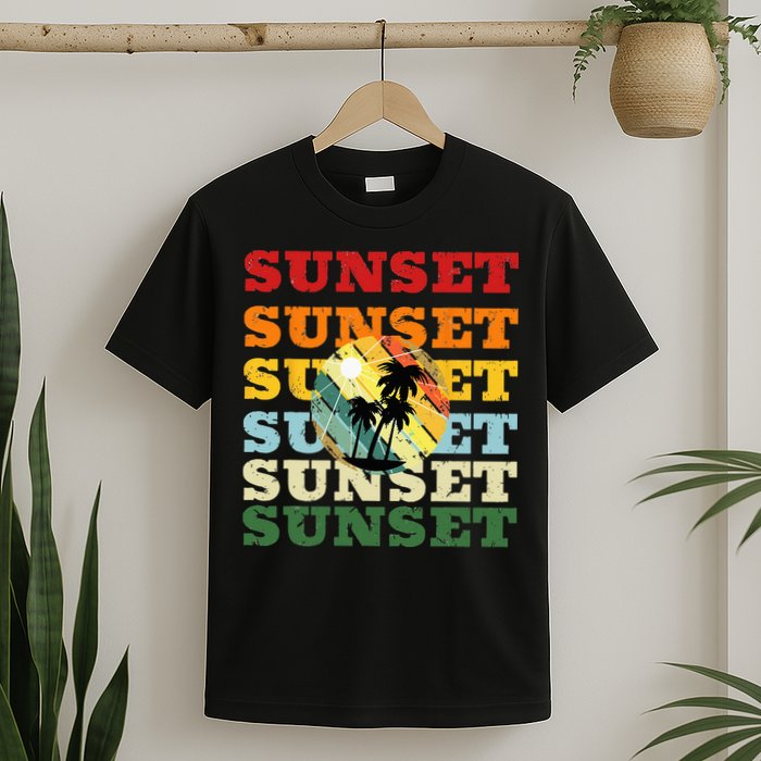 Cool Summer Casual Graphic Tee Retro Summer T-Shirt