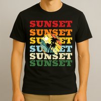 Cool Summer Casual Graphic Tee Retro Summer T-Shirt