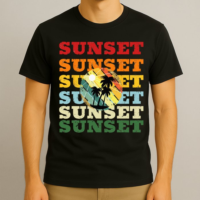 Cool Summer Casual Graphic Tee Retro Summer T-Shirt