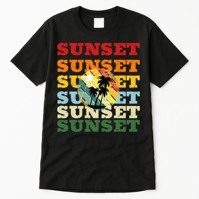 Cool Summer Casual Graphic Tee Retro Summer Tall T-Shirt