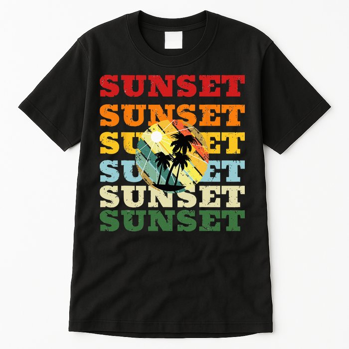 Cool Summer Casual Graphic Tee Retro Summer Tall T-Shirt