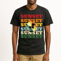 Cool Summer Casual Graphic Tee Retro Summer Tall T-Shirt