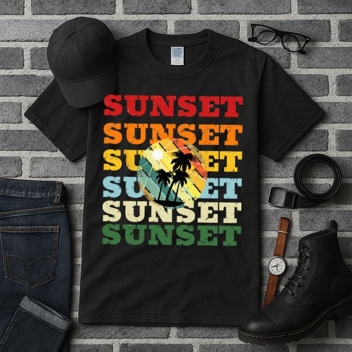 Cool Summer Casual Graphic Tee Retro Summer Tall T-Shirt