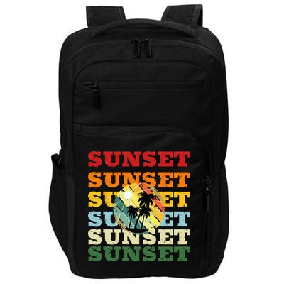 Cool Summer Casual Graphic Tee Retro Summer Impact Tech Backpack