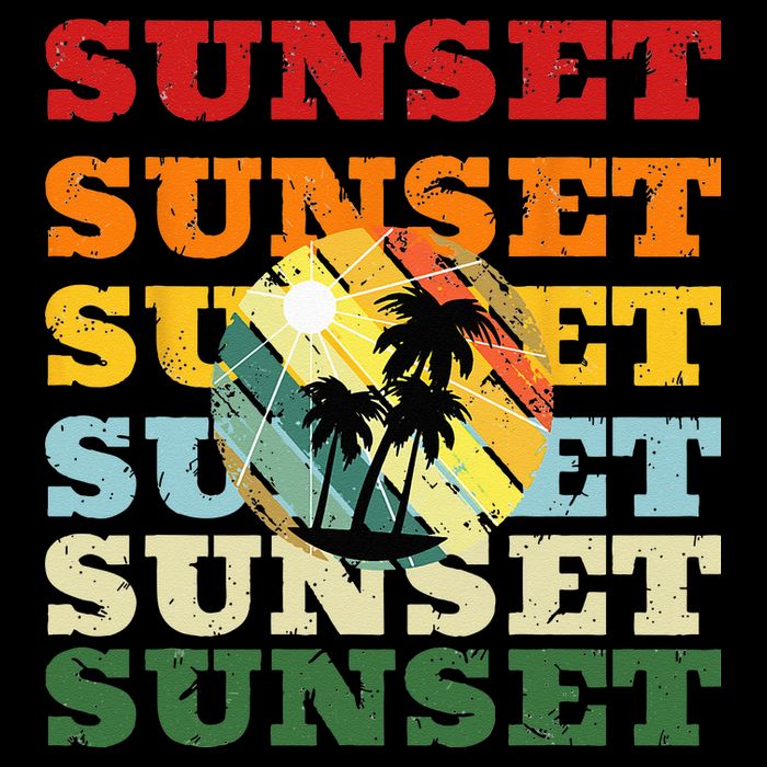 Cool Summer Casual Graphic Tee Retro Summer 7-Panel Snapback Hat
