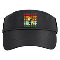 Cool Summer Casual Graphic Tee Retro Summer Adult Drive Performance Visor