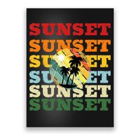 Cool Summer Casual Graphic Tee Retro Summer Poster