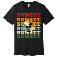 Cool Summer Casual Graphic Tee Retro Summer Premium T-Shirt
