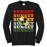 Cool Summer Casual Graphic Tee Retro Summer Tall Sweatshirt