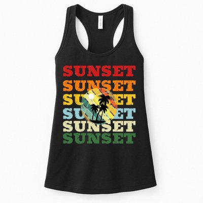Cool Summer Casual Graphic Tee Retro Summer Womens Tank Top