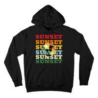 Cool Summer Casual Graphic Tee Retro Summer Tall Hoodie