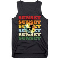Cool Summer Casual Graphic Tee Retro Summer Tank Top