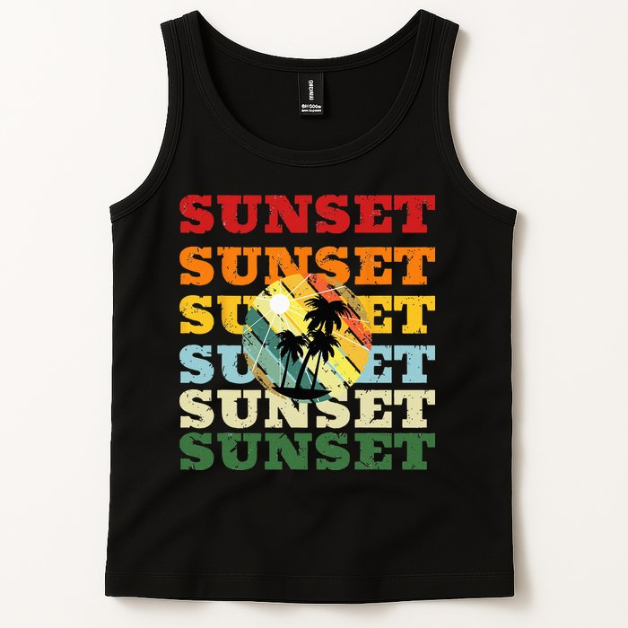 Cool Summer Casual Graphic Tee Retro Summer Tank Top