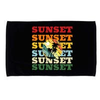 Cool Summer Casual Graphic Tee Retro Summer Microfiber Hand Towel