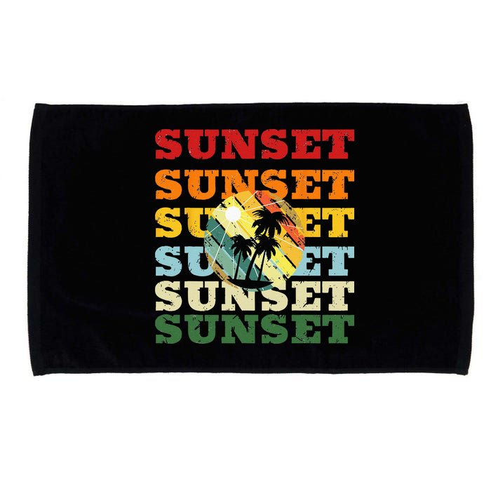 Cool Summer Casual Graphic Tee Retro Summer Microfiber Hand Towel